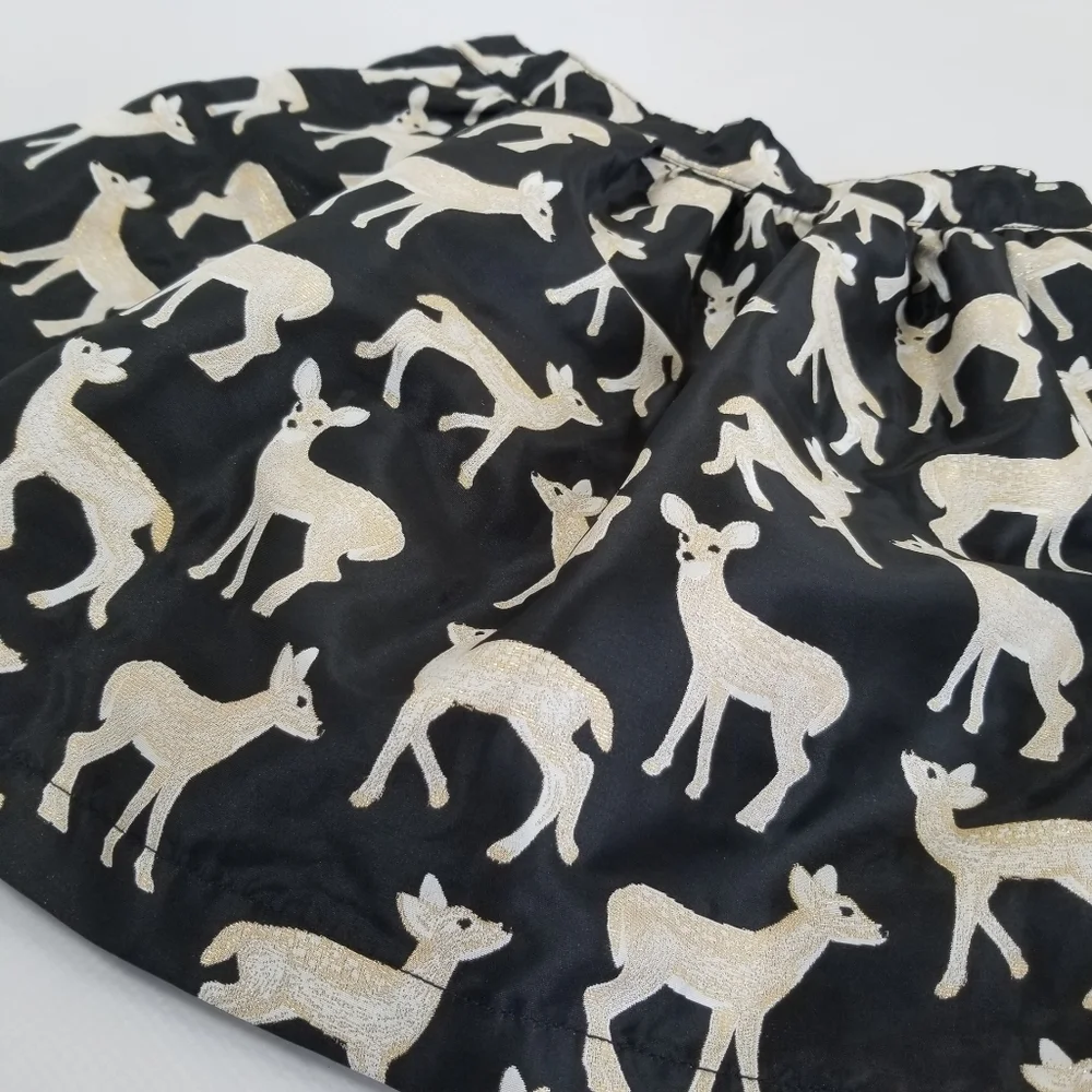 Gymboree Deer Print Skirt Girls L 14 NWOT